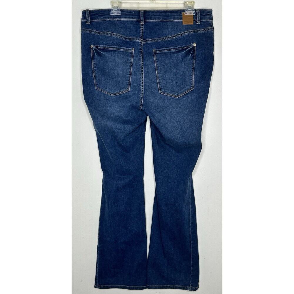 ELOQUII Denim Jeans Womens Size 16 Blue Boot Cut Denim Pockets - Picture 7 of 7